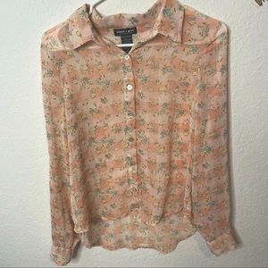 Sheer floral Blouse